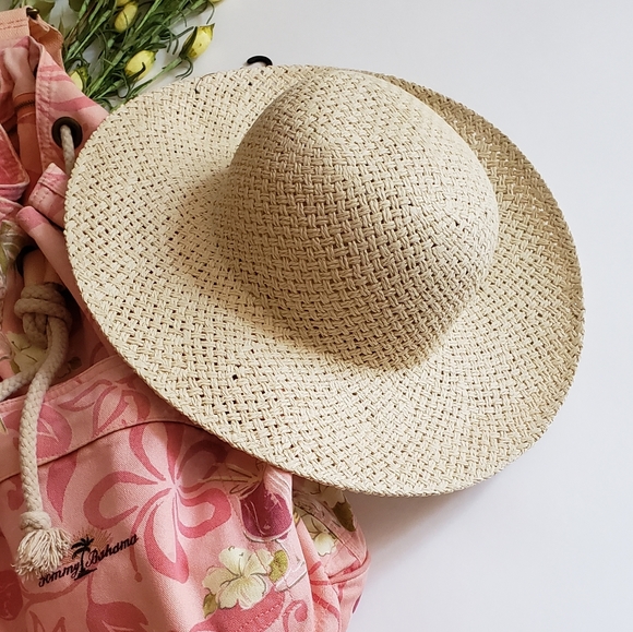 Stylish Floppy Straw Sun Hat - Picture 2 of 8